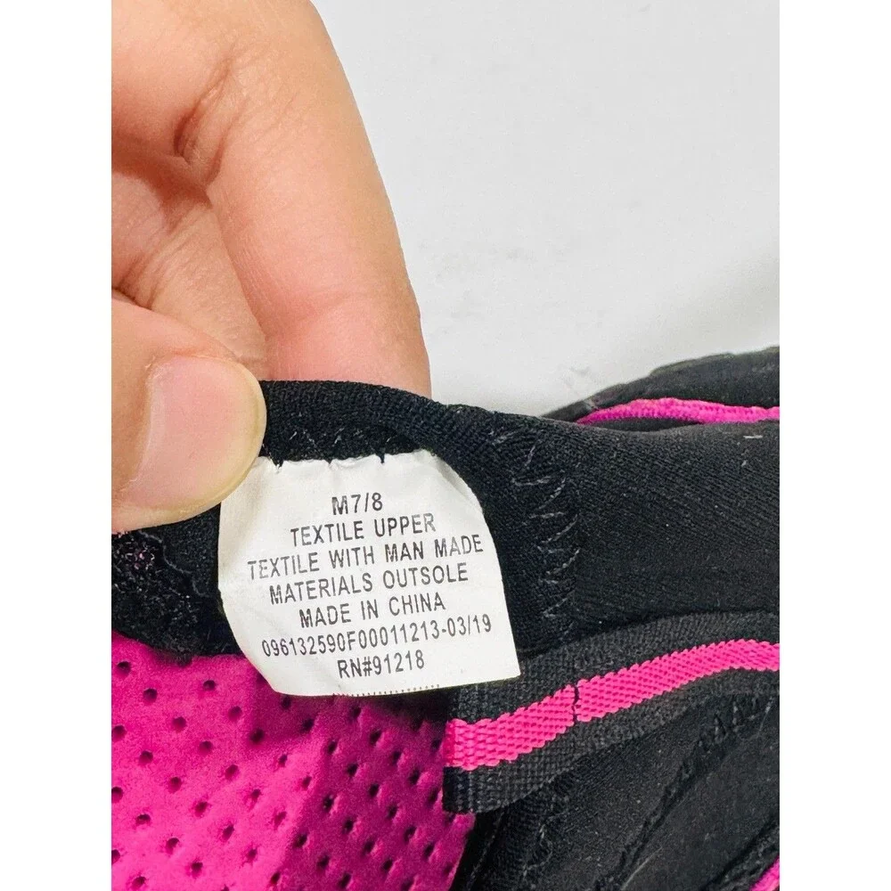 Champion Lucille Geo Flo 2 Womens 7-8 Black & Pink,Hook & Loop Water Shoes